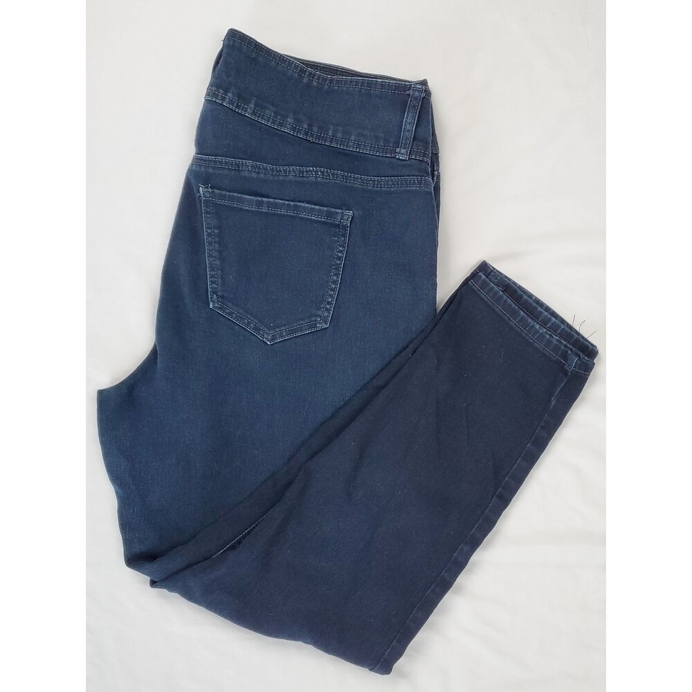 Copperflash Slimming Skinny Jeans | Womens High Rise Dark Navy Denim 1104